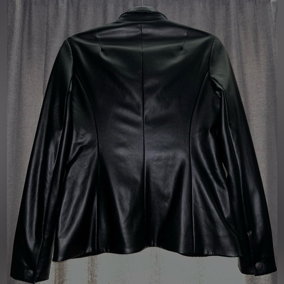 Rag & Bone Slade Faux Leather Blazer - Picture 2 of 5